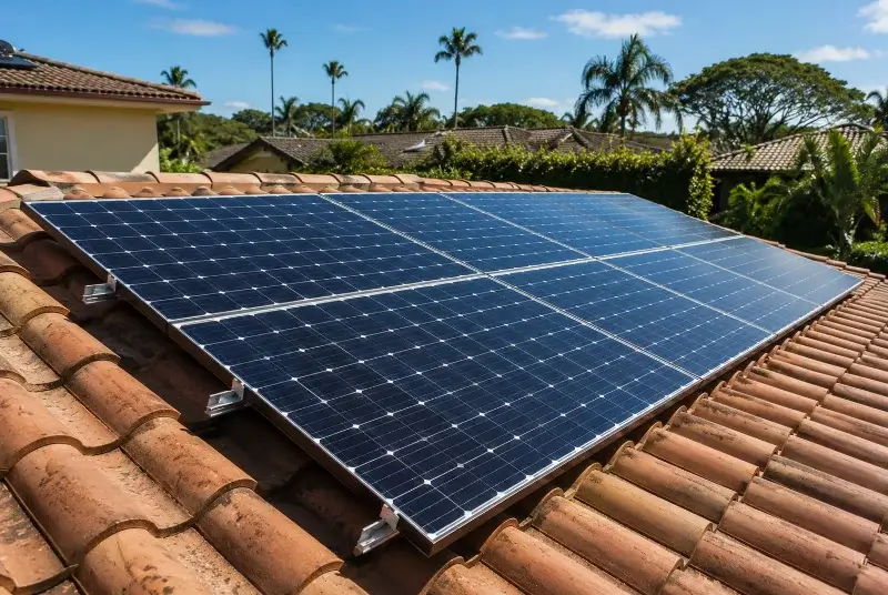 Installation de panneaux solaires à Cros